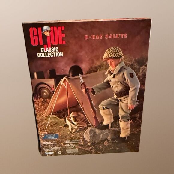 NIB 1997 GI Joe Classic Collection D-Day Salute Articulated Action Figure Sealed - Picture 12 of 12